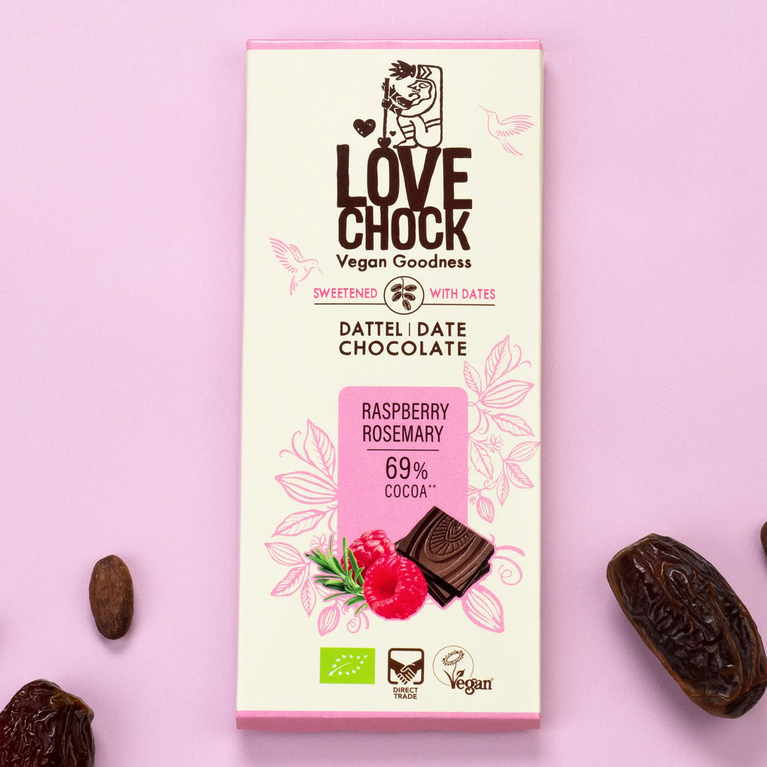 Lovechock Tafel Himbeer & Rosmarin