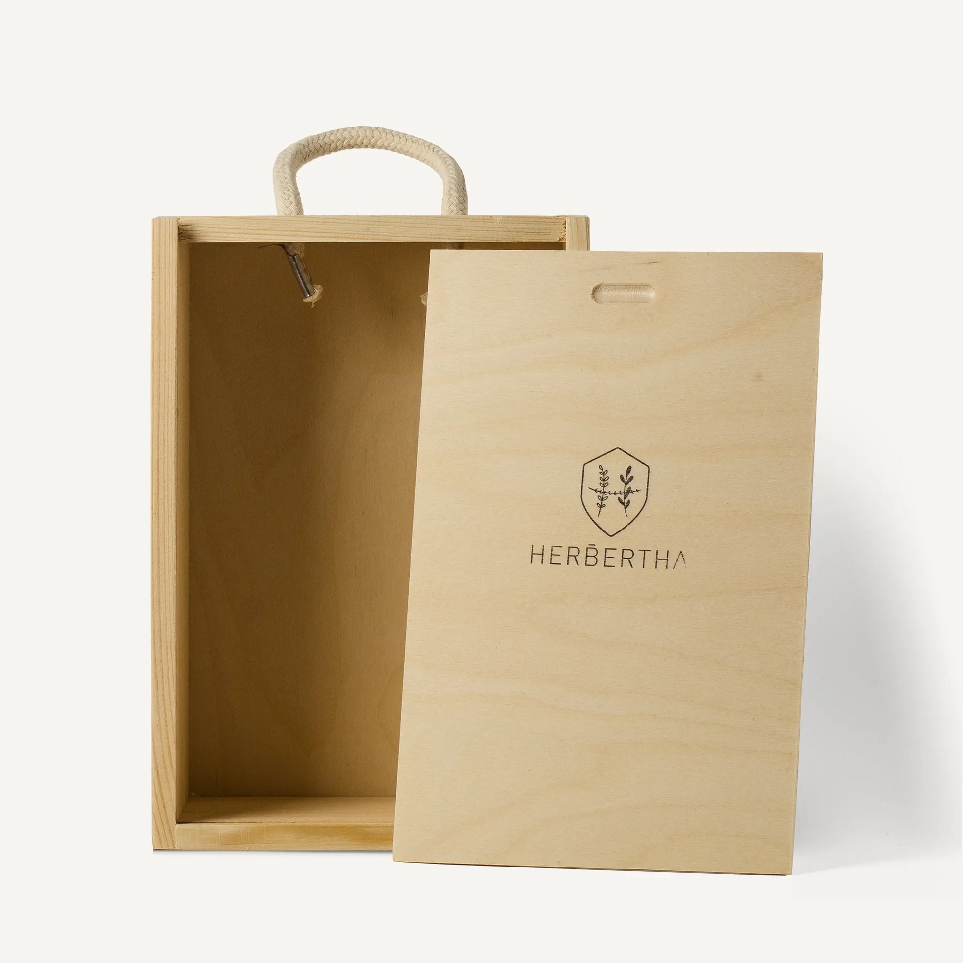 Holzkiste mit Schiebedeckel 22,5 cm x 15,0 - Herbertha