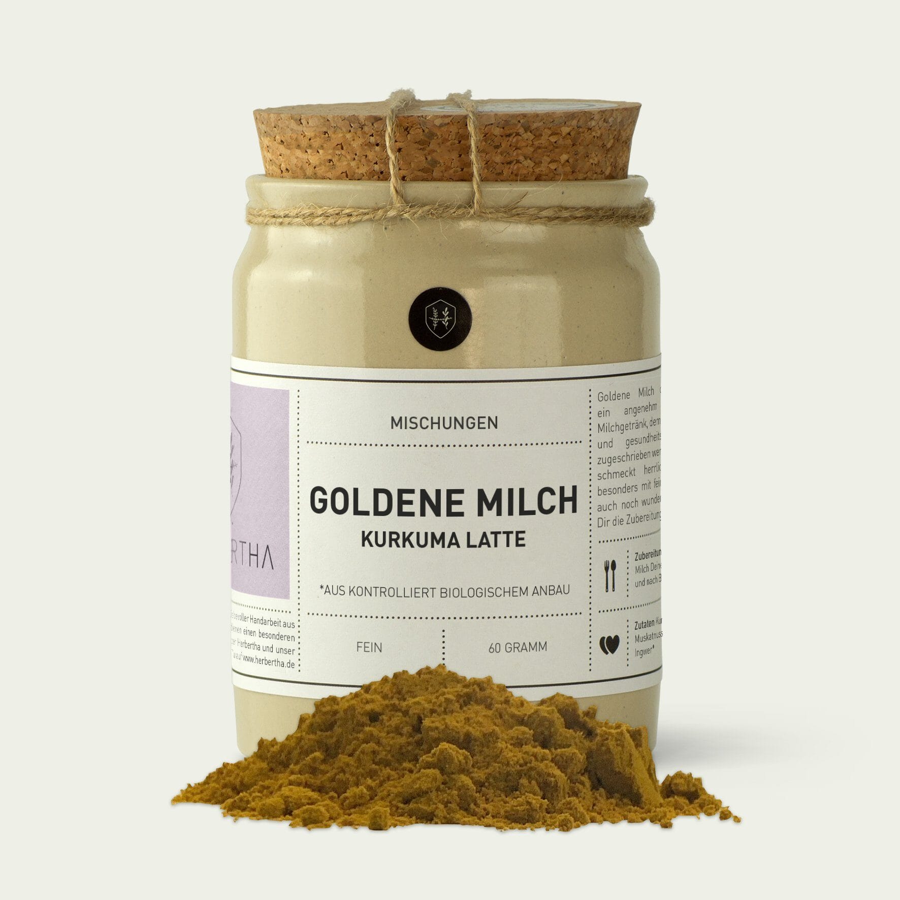 Goldene Milch - Kurkuma Latte - Herbertha
