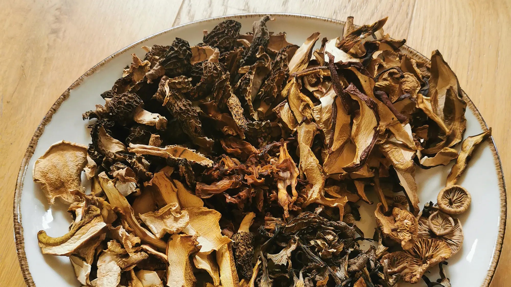 Getrocknete Pilze