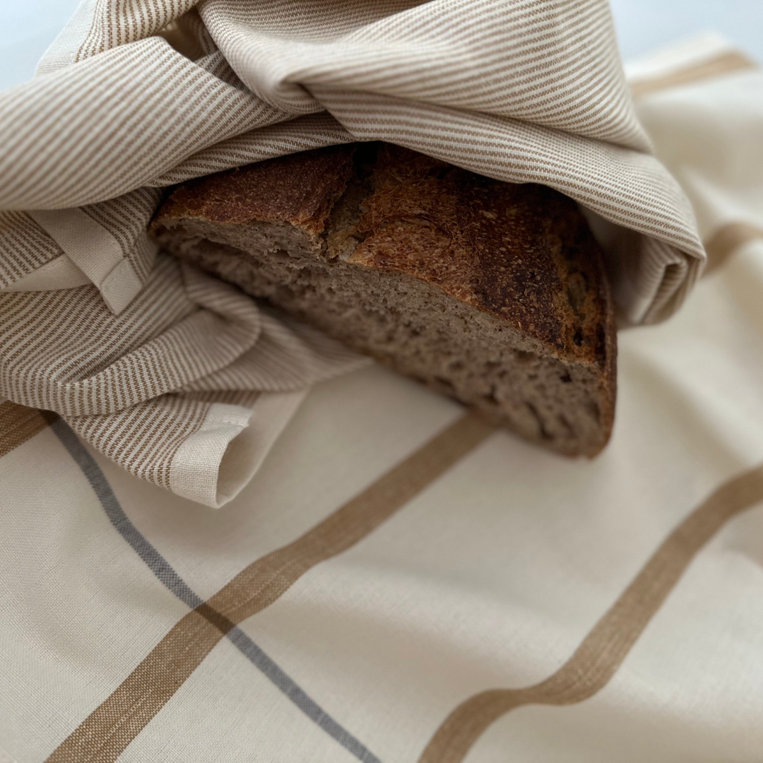 Geschirrtuch Strada aus Bio-Baumwolle Farbe: Goldgewürz