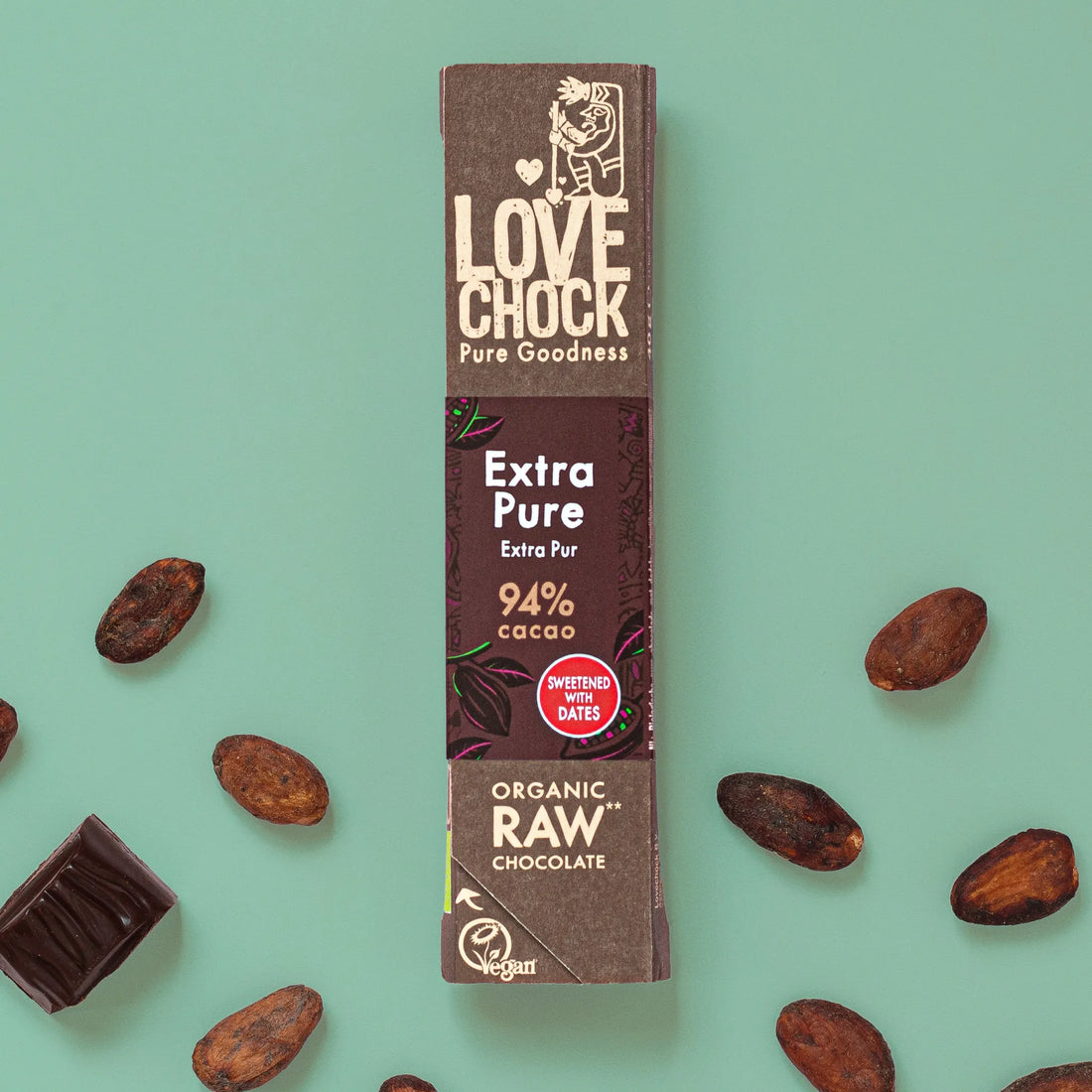 Lovechock Riegel Extra Pur 94% Kakao