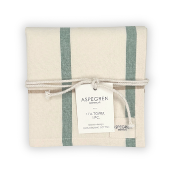 Geschirrtuch Strada aus Bio-Baumwolle Farbe: Spinat