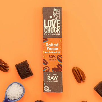 Lovechock Riegel Pecan Meersalz