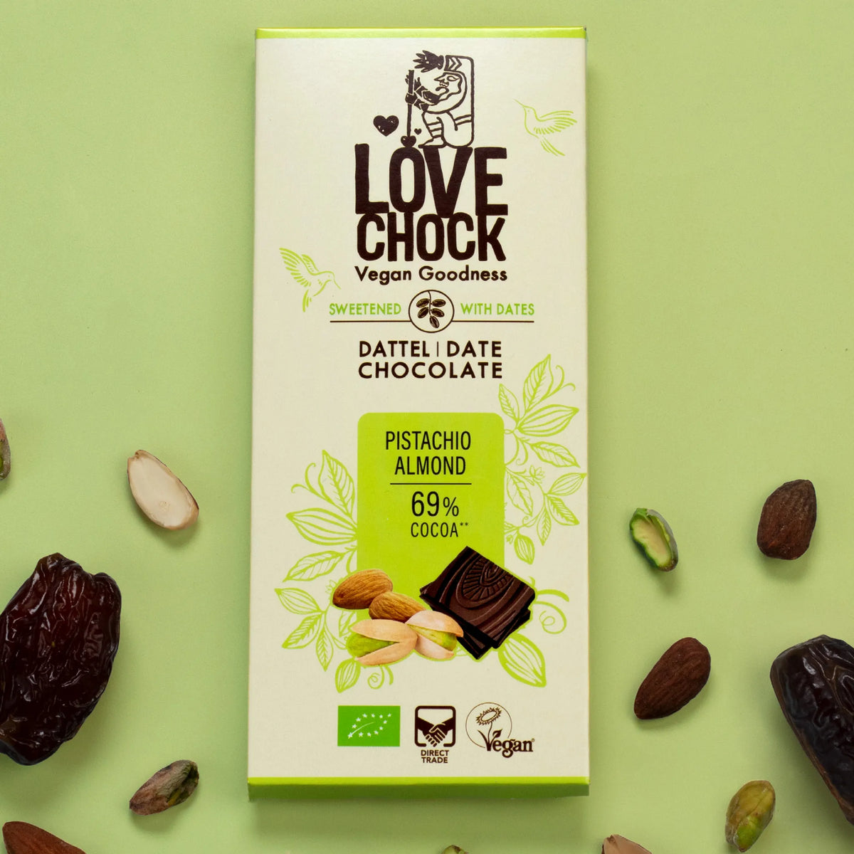 Lovechock Tafel Pistazie Mandel