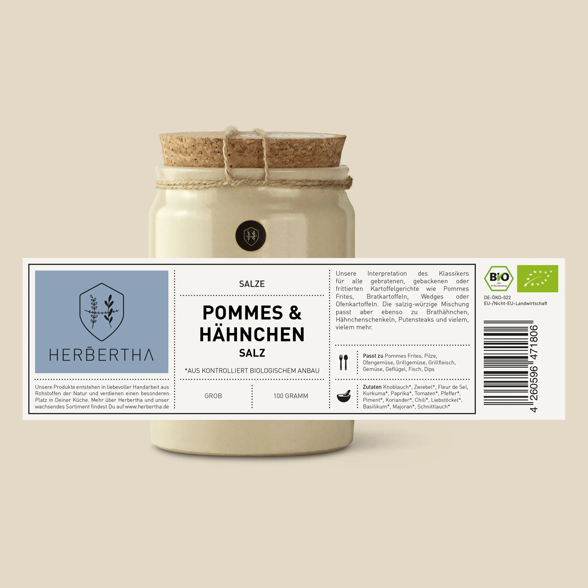 Pommes & Hähnchen Salz - Herbertha