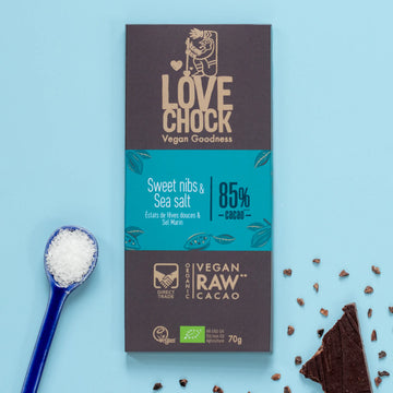 Lovechock Tafel Süβe Kakaonibs & Meersalz