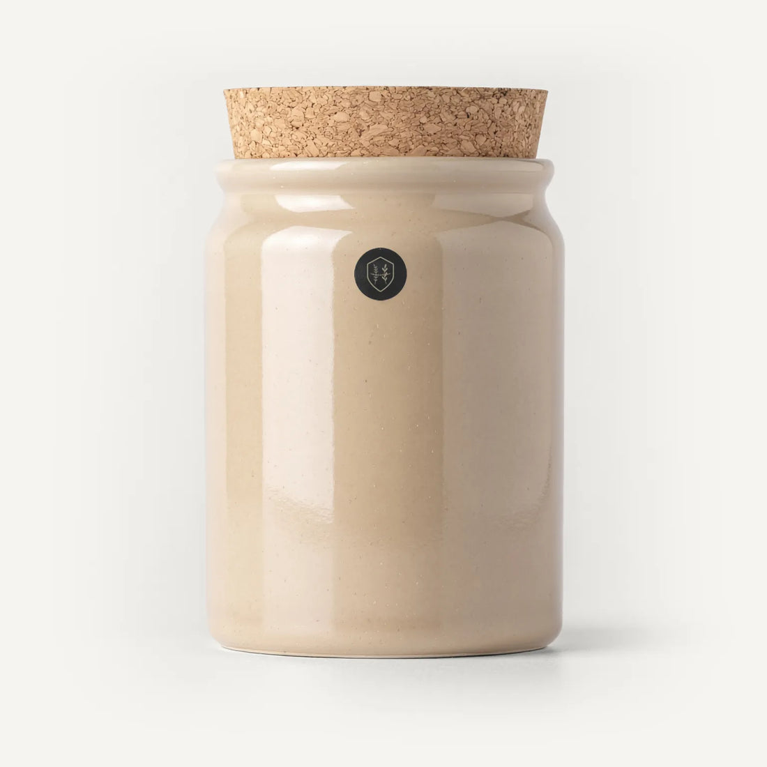 Steinzeugtopf natur glasiert