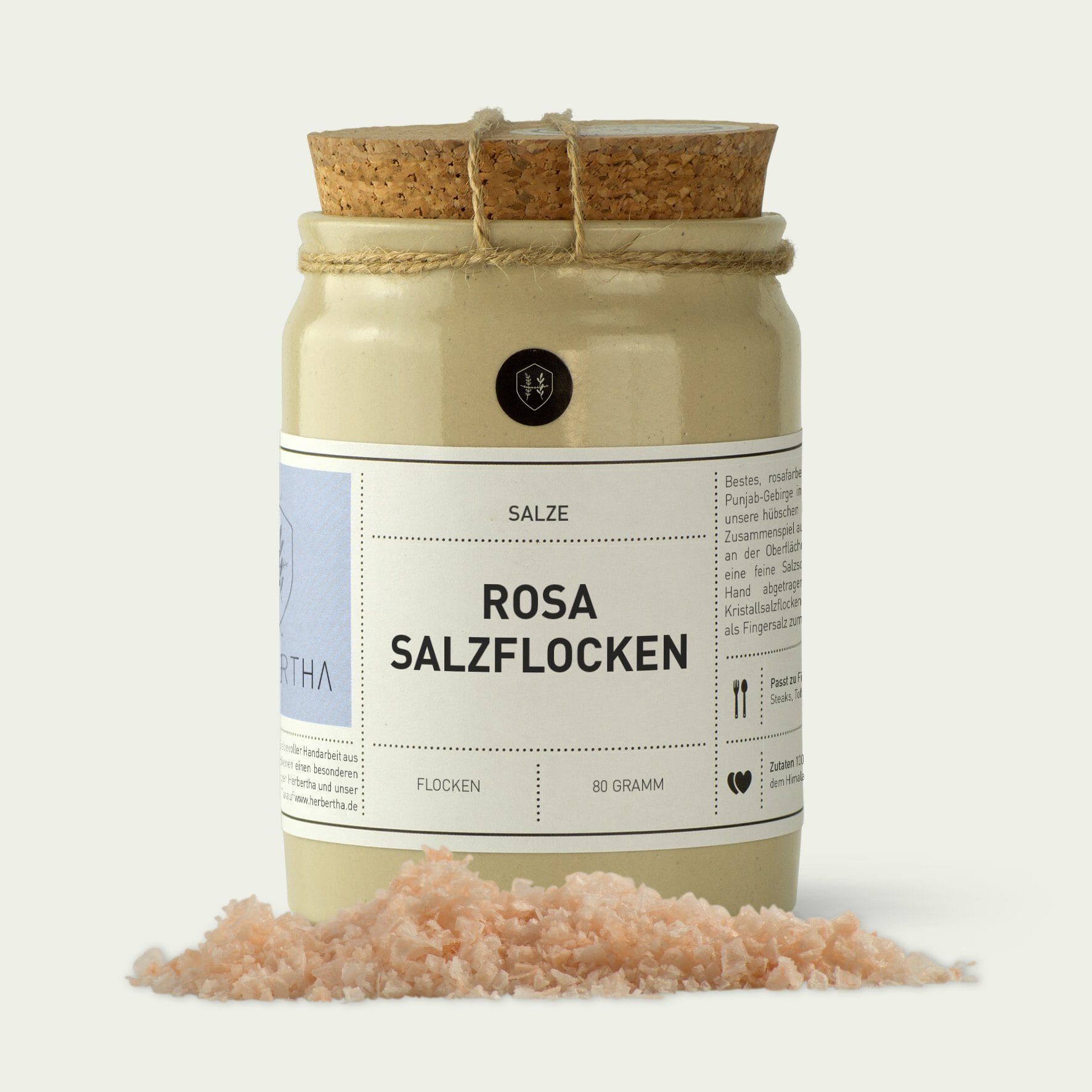 Rosa Salzflocken - Herbertha